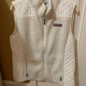 Vineyard Vines Ivory Vest - Medium